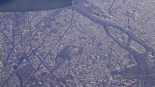 Paris aerial view